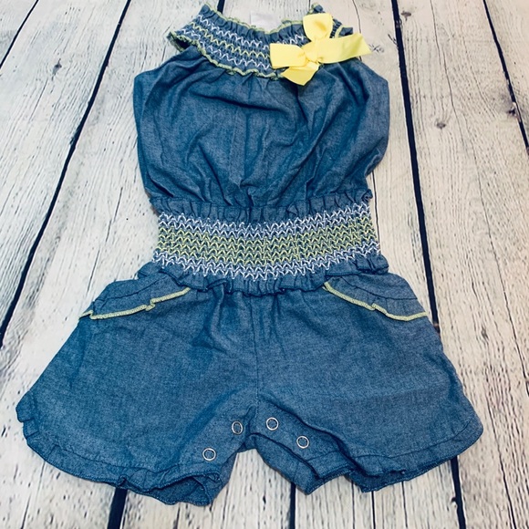 Little Lass Other - Little Lass | Romper w/elastic waist detail Sz 18m